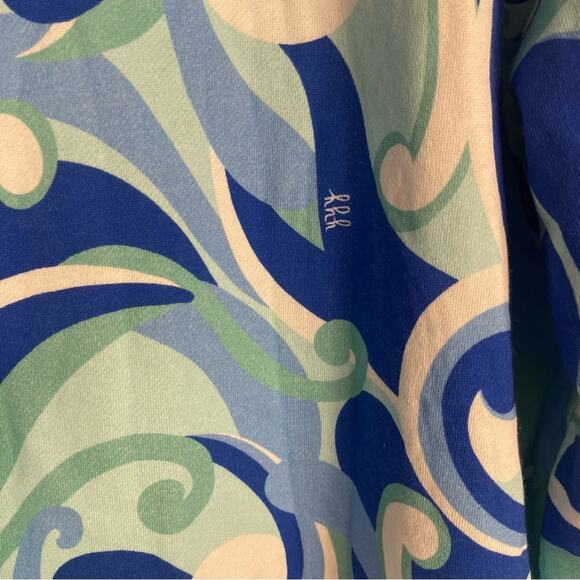 Hill House The Allie Zip Up Ocean Kaleidoscope Hooded Jacket XL NWT - Picture 7 of 9